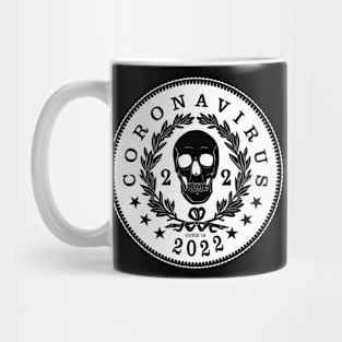 Coronavirus Skull 2022 Mug